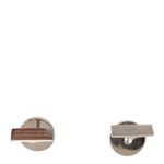 Abotoadura-Burberry-Redonda-House-Check