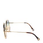 Oculos-Chloe-CE132s-Hexagonal-Marrom-