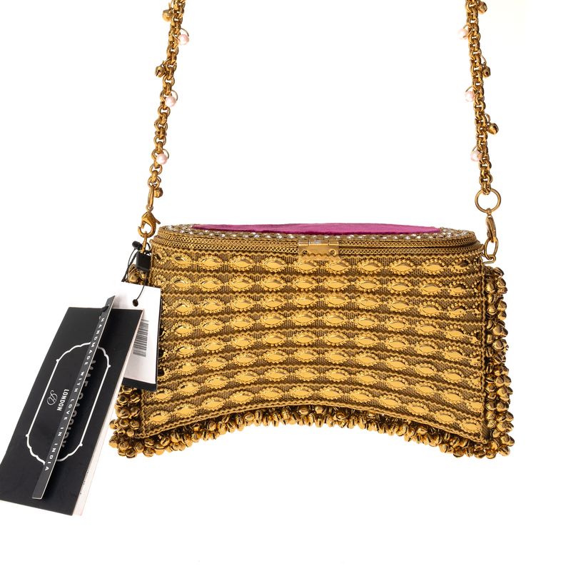 Bolsa-Clutch-Zeenat-Jewel-Rosa-e-Dourada