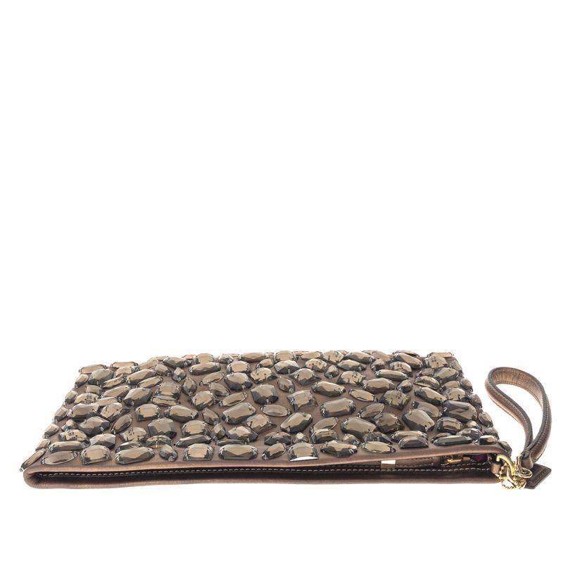 Bolsa-Coach-Clutch-com-Pedraria-Bronze