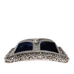 Bolsa-Clutch-Zeenat-Jewel-Azul-e-Prateada