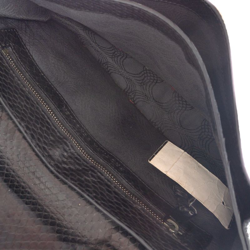 Bolsa-Proenza-Schouler-Clutch-Couro-Exotico-Preta