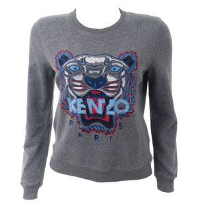 Casaco Kenzo Moletom Cinza