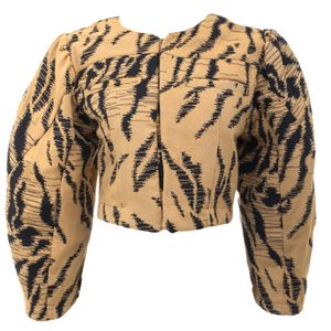 Casaqueto Lilly Sarti Jacquard Animal Print