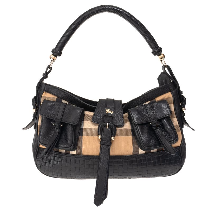 Bolsa-Burberry-Tecido-e-Couro-Entrelacado