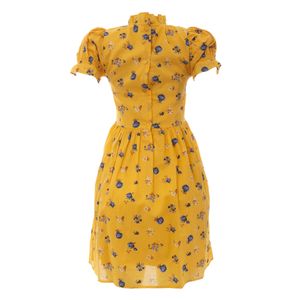 Vestido Janie and Jack Infantil Estampa Flores Amarelo