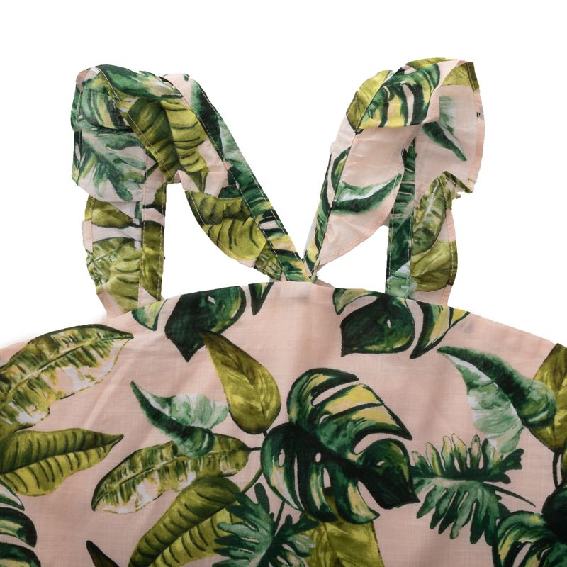 Vestido-Janie-and-Jack-Folhagens-Verde-e-Rosa