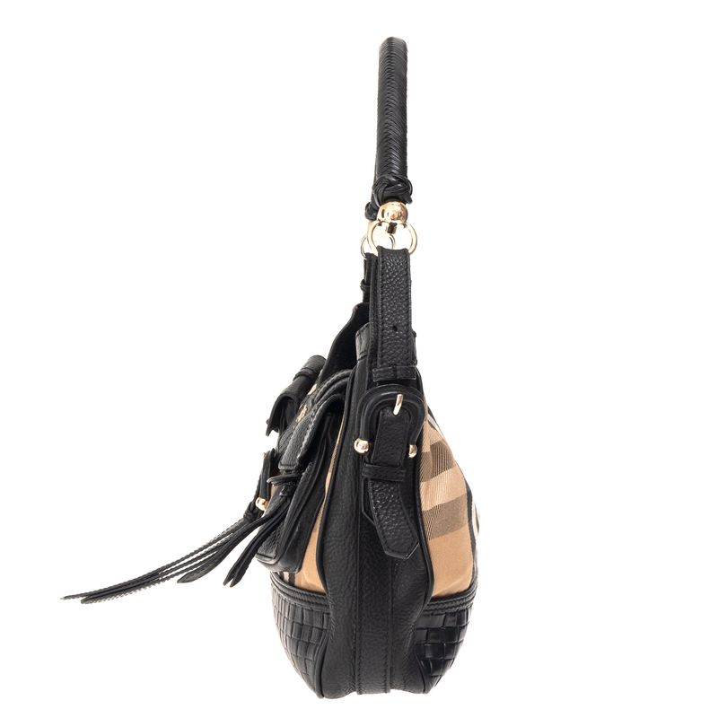 Bolsa-Burberry-Tecido-e-Couro-Entrelacado