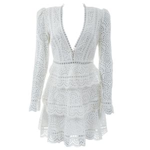 Vestido Zimmermann Curto com Manga Branco