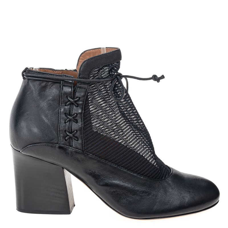 Bota-Emporio-Armani-Couro-e-Tela-Preta