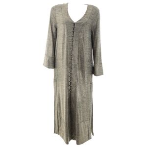 Vestido Chemise Caché Dourado