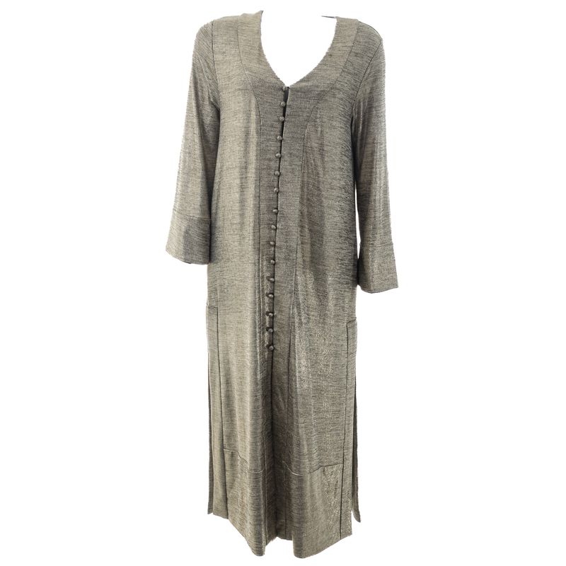 Vestido-Chemise-Cache-Dourado