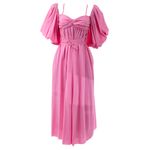 Vestido-Cris-Barros-Manga-Bufante-Rosa