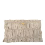 Bolsa-Prada-Clutch-Graufe-Creme