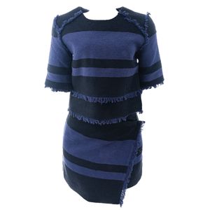 Conjunto NK Listrado Azul e Preto