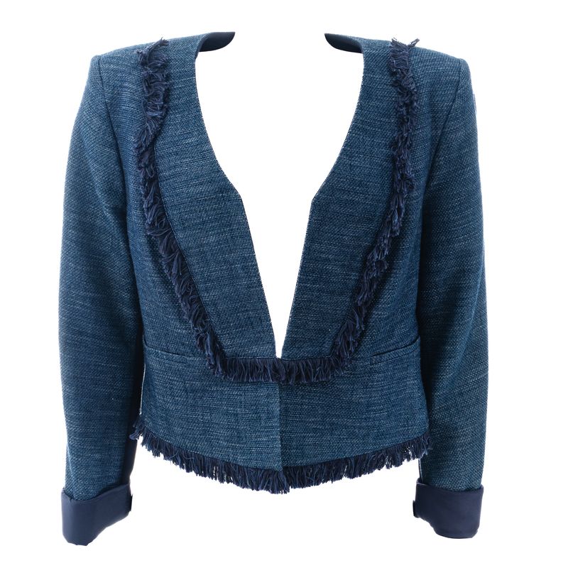 Blazer-Max-Azria-Algodao-Azul