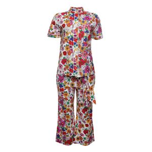 Conjunto Mixed Camisa e Calça Floral