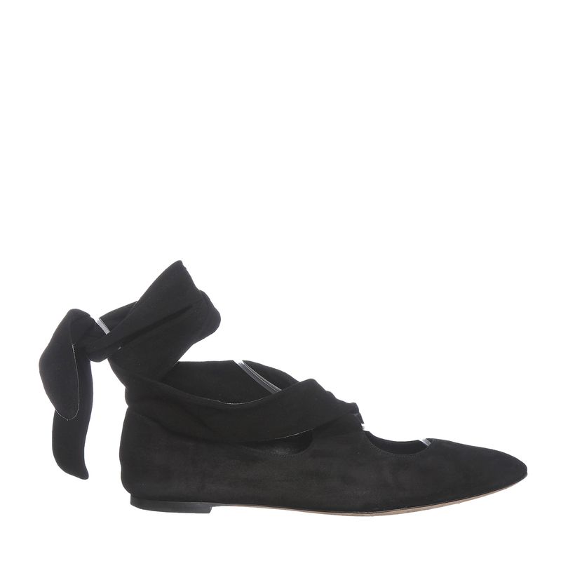 Sapato-The-Row-Camurca-Preto