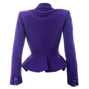 Blazer Giorgio Armani Acinturado Roxo