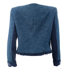 Blazer Max Azria Algodão Azul