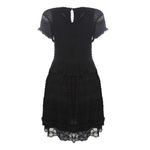 Vestido-Red-Valentino-Babado-Preto