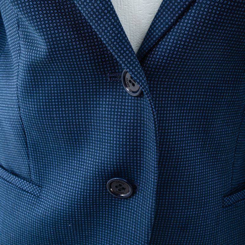 Conjunto-Hugo-Boss-Tailleur-Azul