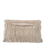 Bolsa-Prada-Clutch-Graufe-Creme