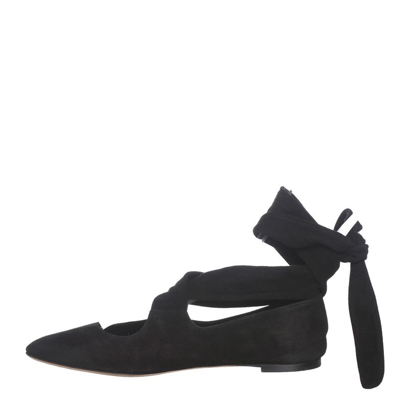 Sapato-The-Row-Camurca-Preto