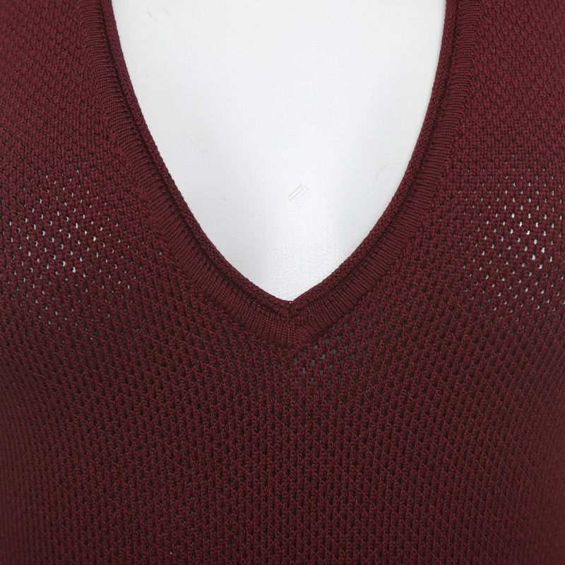 Blusa-Cris-Barros-Trico-Vinho