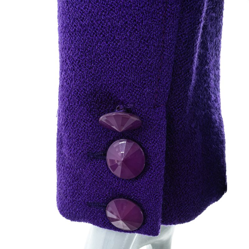 Blazer-Giorgio-Armani-Acinturado-Roxo