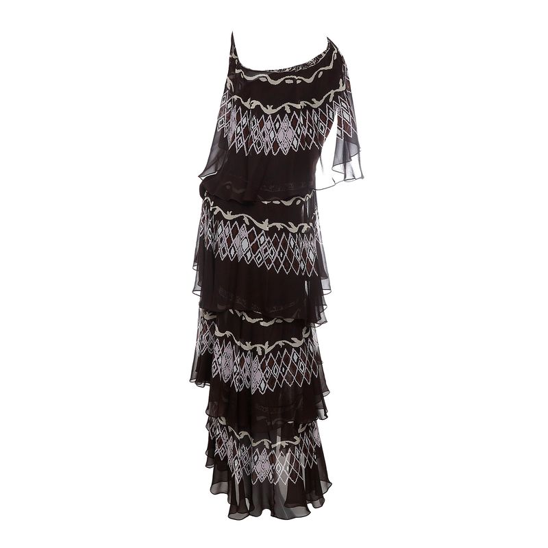 Vestido-Fendi-Ombro-So-Babados-Seda-Marrom