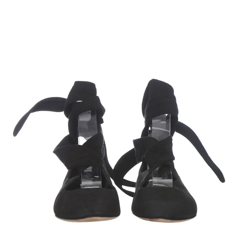 Sapato-The-Row-Camurca-Preto