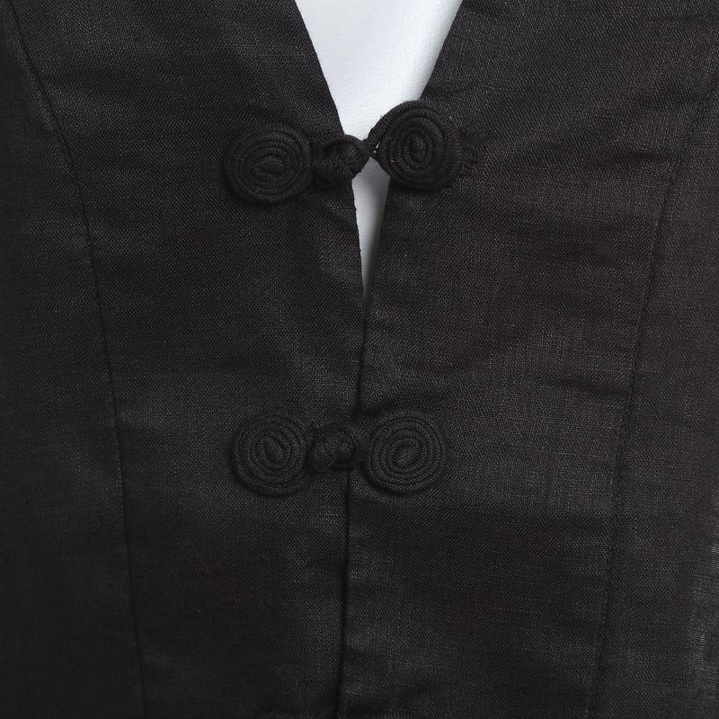Blusa-Cris-Barros-Linho-Preto