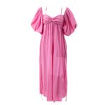 Vestido-Cris-Barros-Manga-Bufante-Rosa
