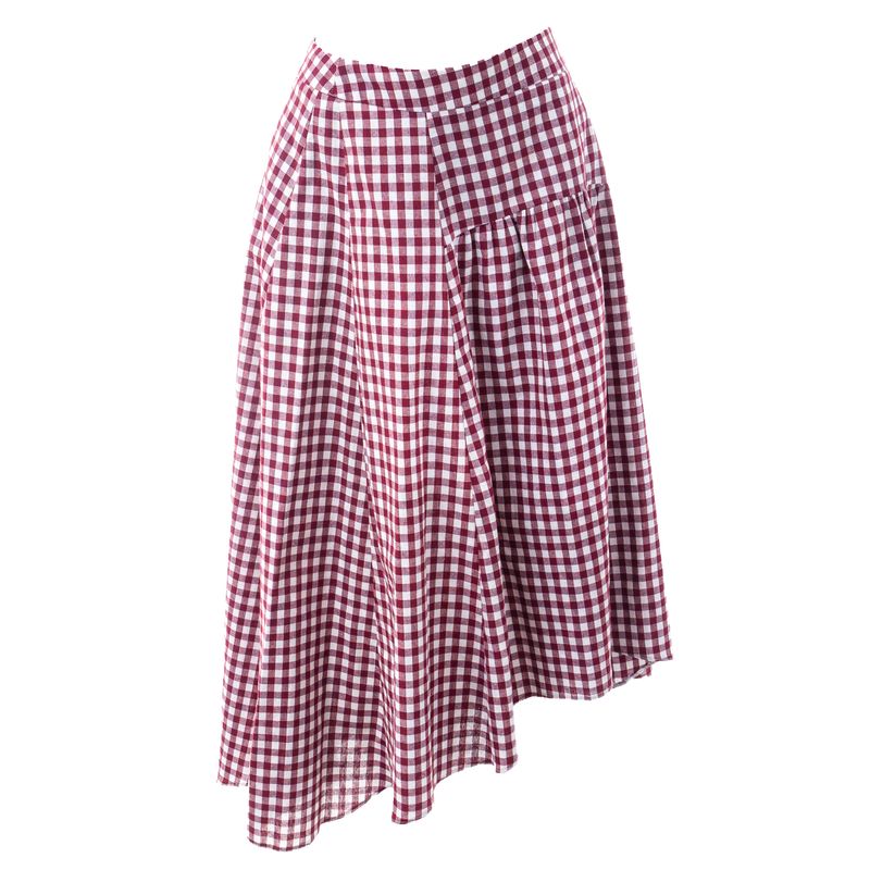 Conjunto-Mixed-Saia-e-Camisa-Xadrez-Vermelho-e-Branco