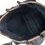 Bolsa-Burberry-Tote-Couro-e-Tecido-Preta