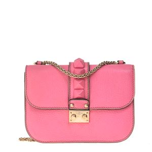 Bolsa Valentino Garavani Glam Lock Rosa