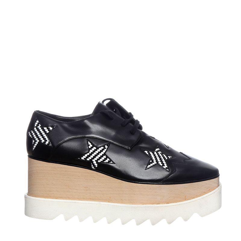 Tenis-Stella-Mc-Cartney-Elyse-Preto-e-Branco