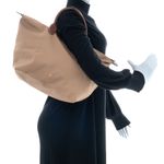 Bolsa-Longchamp-Le-Pliage-Media-Bege