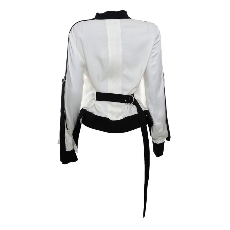 Casaco-Mugler-Bicolor-Branco-e-Preto