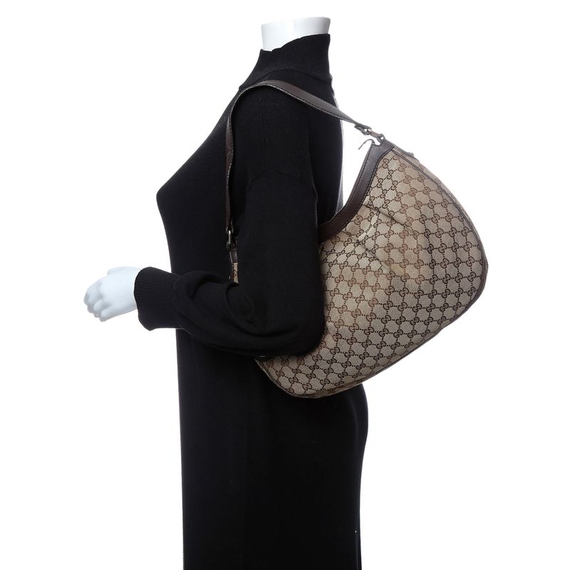 Bolsa-Gucci-GG-Couro-Marrom