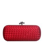 Clutch-Bottega-Veneta-Knot-Vermelha