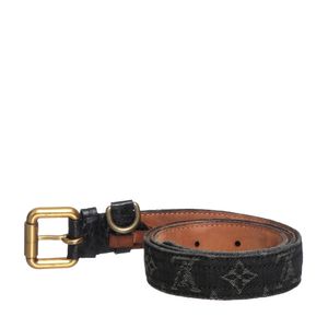 Cinto Louis Vuitton Monograma Preto