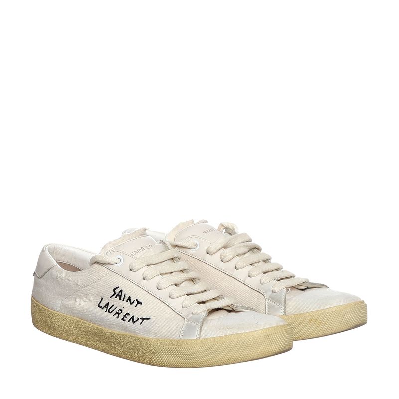 Tenis-Saint-Laurent-Classic-SL-06-Bordado-Branco-