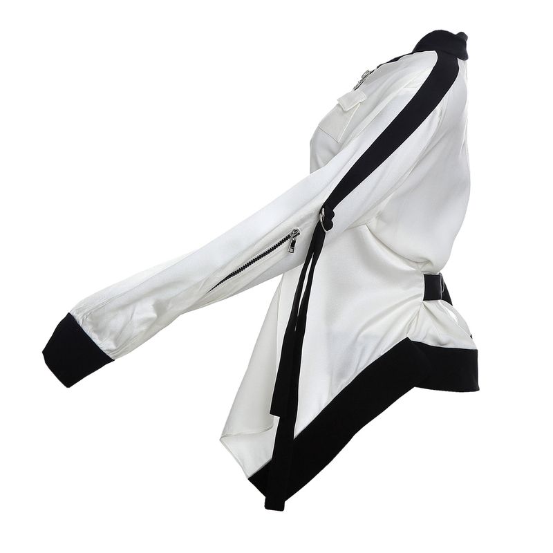 Casaco-Mugler-Bicolor-Branco-e-Preto