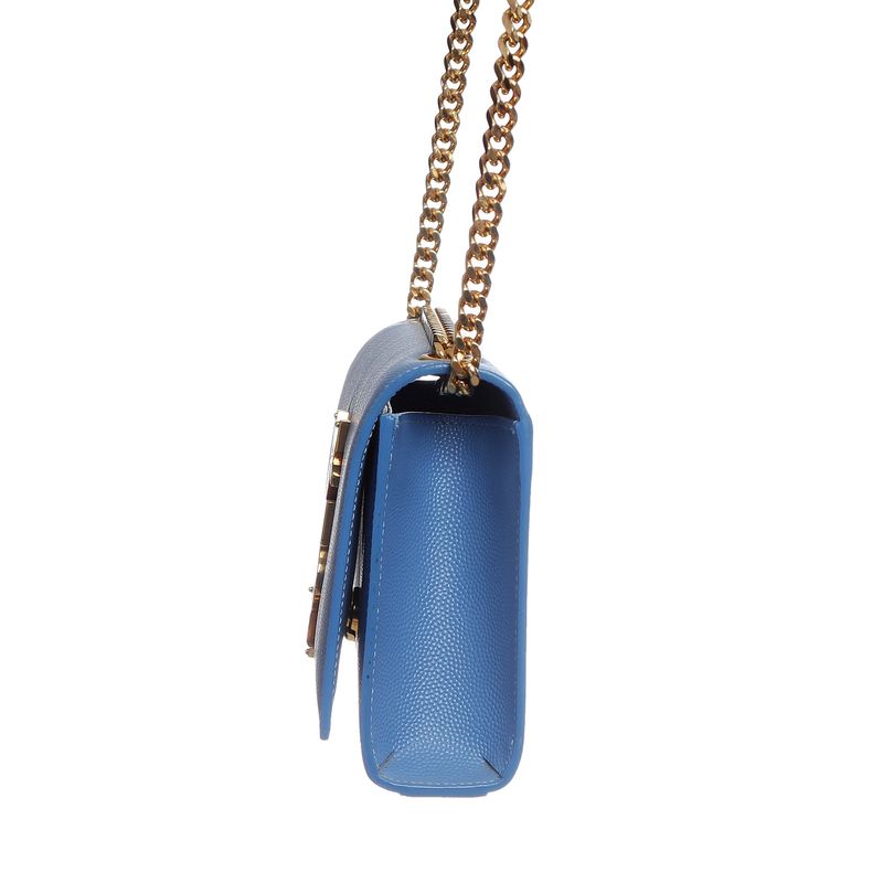 Bolsa-Saint-Laurent-Kate-Pequena-Couro-Azul