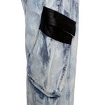 Calca-Celine-Jeans-Marmorizada-Detalhe-Preto