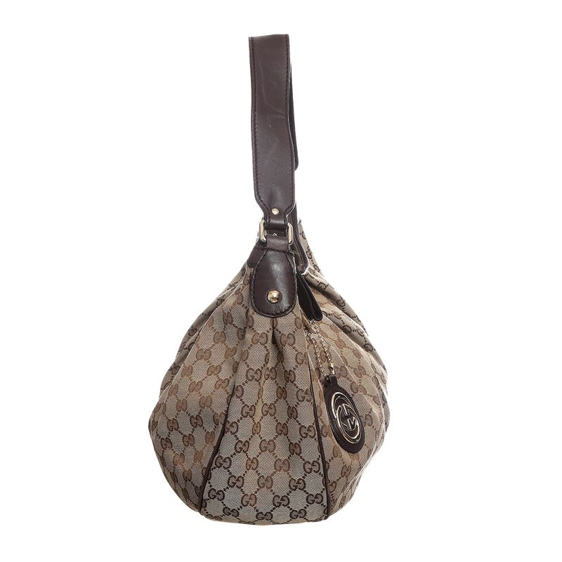Bolsa-Gucci-GG-Couro-Marrom
