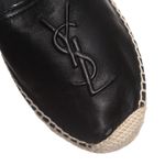 Espadrille-Saint-Laurent-Couro-Preta