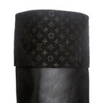 Bota-Louis-Vuitton-Cano-Alto-Couro-Preta